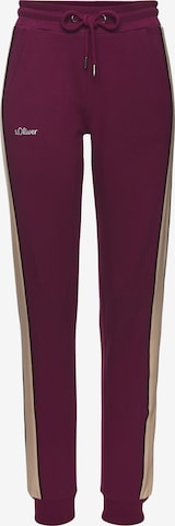 s.Oliver - Pantalón en rojo: frente