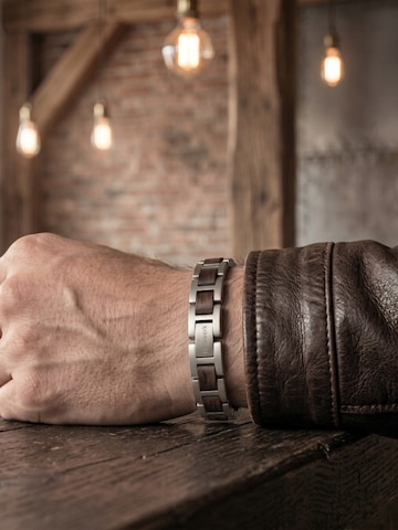 Holzwerk - Pulsera 'WERLSEE' en plata: frente