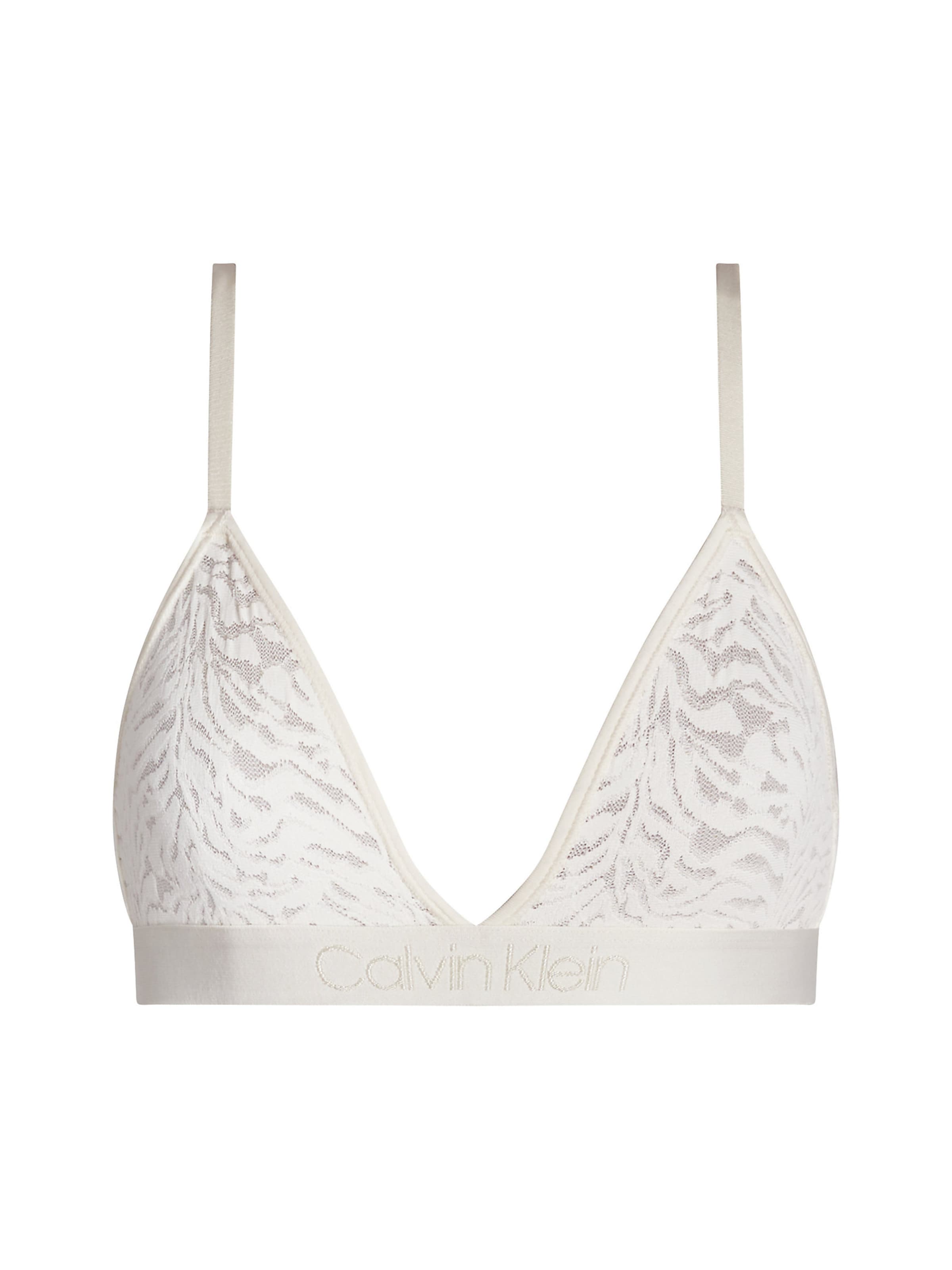 balts Calvin Klein Underwear Trijstūra formas Krūšturis 'Intrinsic': no priekšpuses