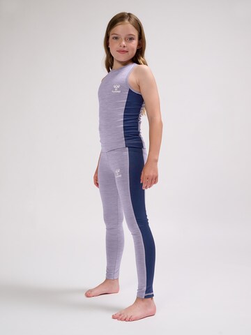 Hummel Slim fit Workout Pants in Purple