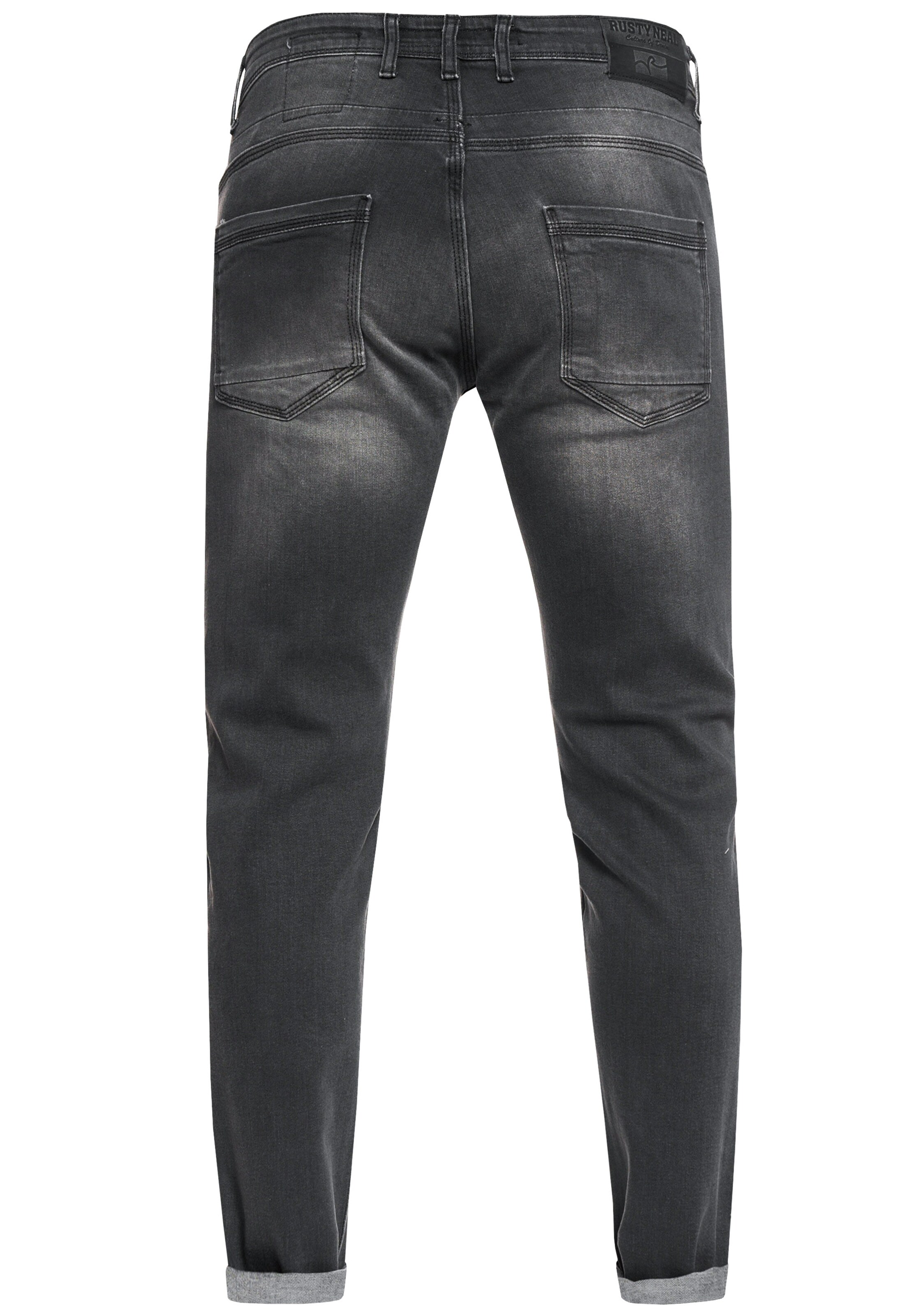 Rusty Neal Slimfit Jeans 'MELVIN' in Grijs