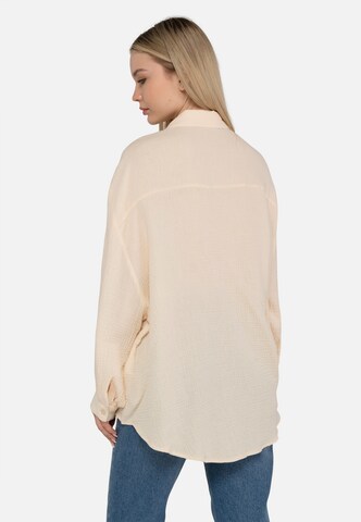 FRESHLIONS Regular fit Blouse 'Honari' in Beige