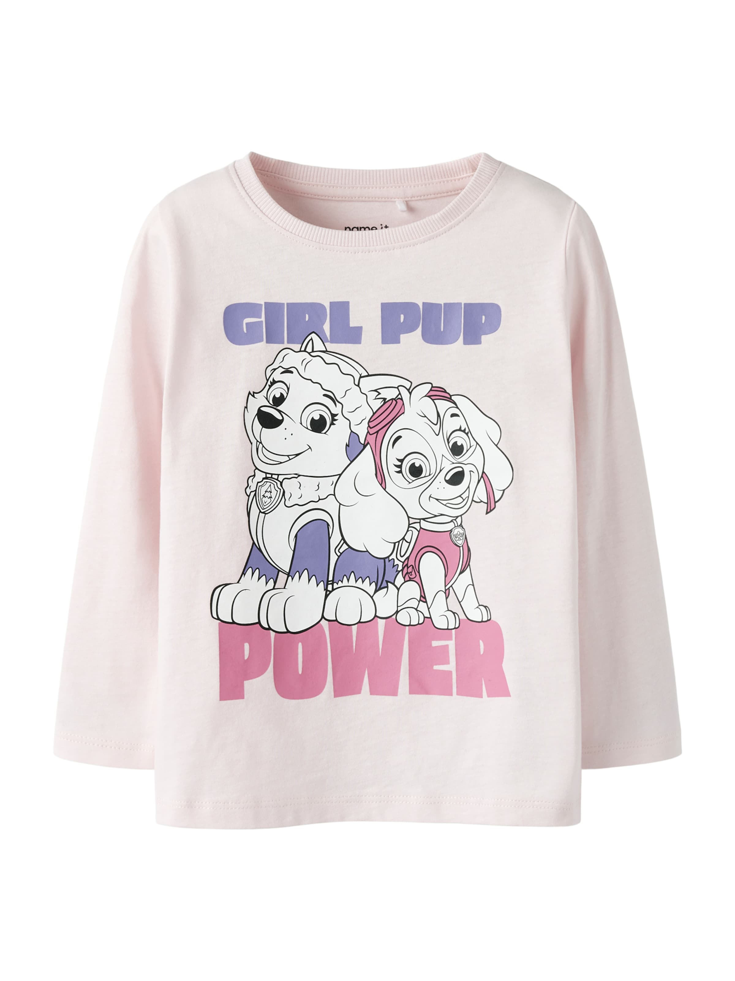 NAME IT Μπλουζάκι 'NMFVANA PAW' σε ροζ: μπροστά