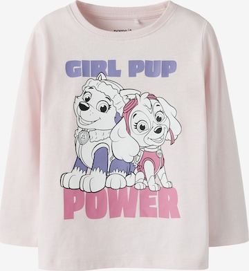 NAME IT Paita 'NMFVANA PAW' värissä vaaleanpunainen: etupuoli