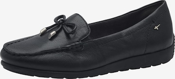 Mocassin Tamaris en noir : devant