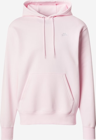 Nike Sportswear Bluzka sportowa 'CLUB' w kolorze różowy: przód