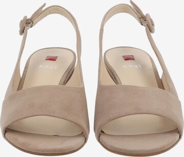 Högl Strap Sandals in Beige