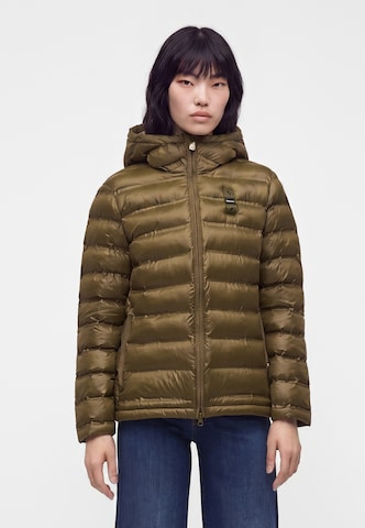 Giacca di mezza stagione di Blauer.USA in verde: frontale