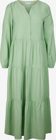 TOM TAILOR Φόρεμα σε πράσινο: μπροστά