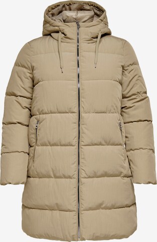 ONLY Carmakoma Winter Coat 'Dolly' in Beige: front