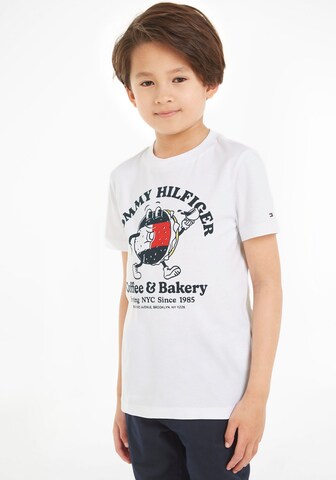 TOMMY HILFIGER T-Shirt in Weiß