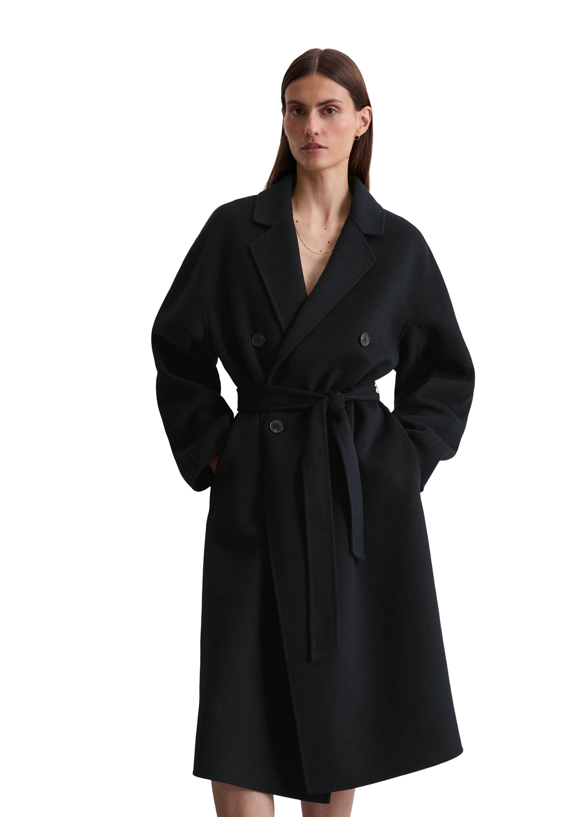 Marc O'Polo Mantel in Blau: Vorderseite