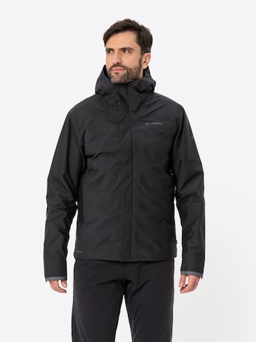 VAUDE Jacken ' M Cyclist Warm Rain J ' in Schwarz: Vorderseite