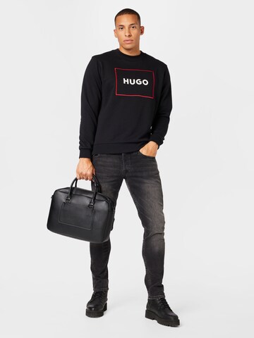 melns HUGO Red Sportisks džemperis 'Delery'
