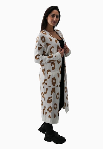 Elara Lang cardigan i grå