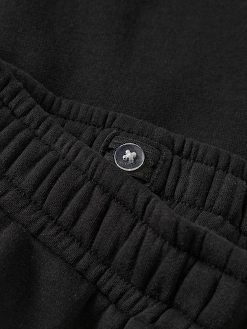 NAME IT - Pierna ancha Pantalón en negro
