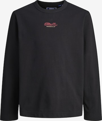 Felpa 'Retiro' di Jack & Jones Junior in nero: frontale