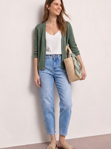 STREET ONE Knit Cardigan in Green