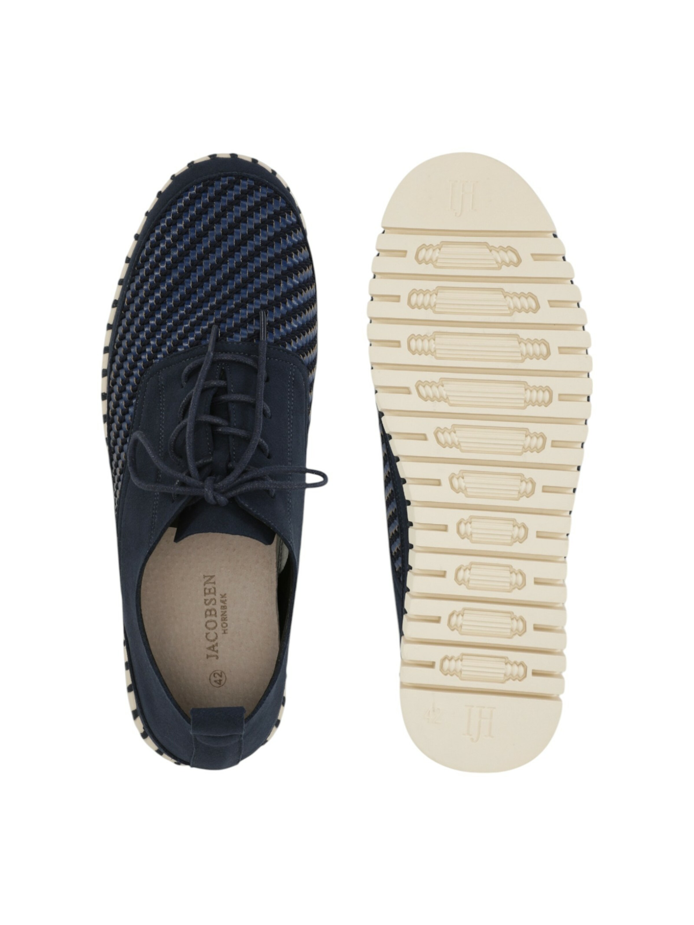 ILSE JACOBSEN Schnürschuh 'TULIP4094' in Blau