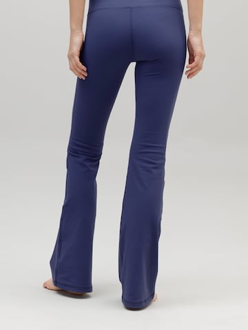 Hey Honey Flared Workout Pants 'Flared' in Blue