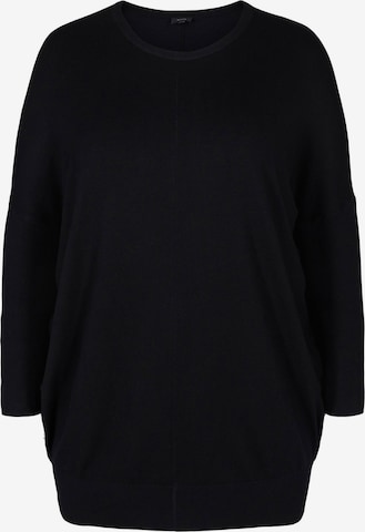 Zizzi Pullover 'CARRIE' in Schwarz: predná strana