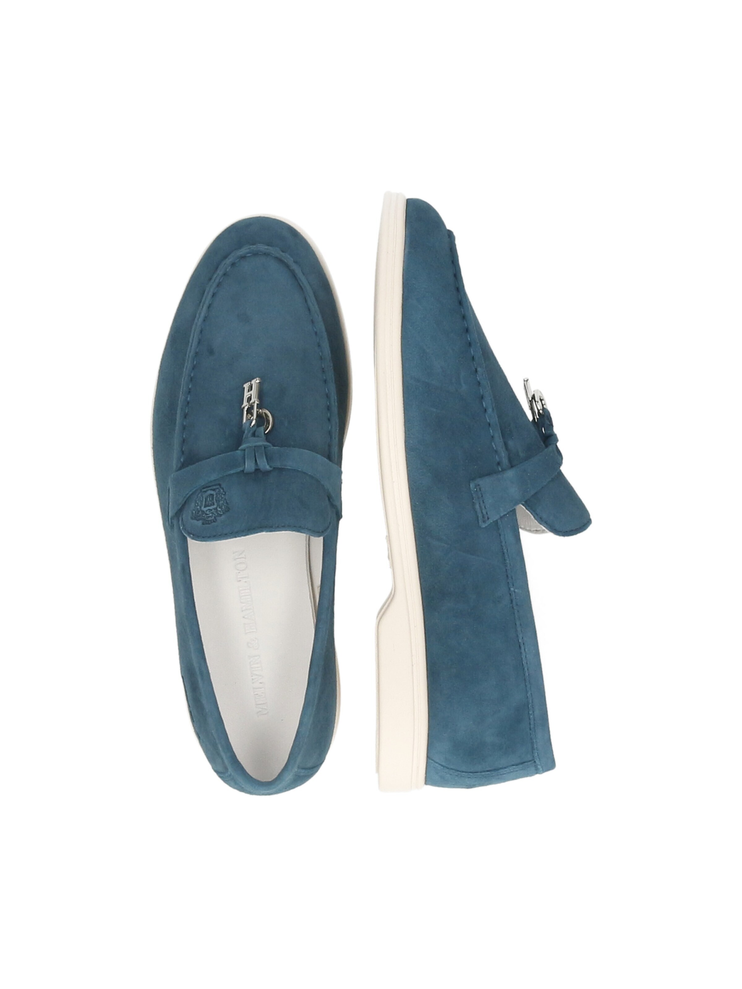 MELVIN & HAMILTON Classic Flats 'Adley 3' in Blue