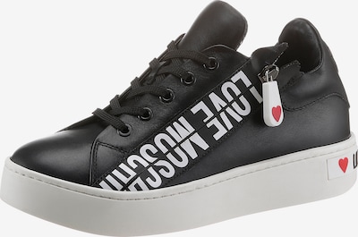 Sneaker low Love Moschino pe negru, Vizualizare produs