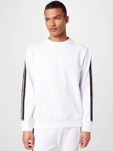 Carlo Colucci Sweatshirt 'D'Adderio' in Wit: voorkant