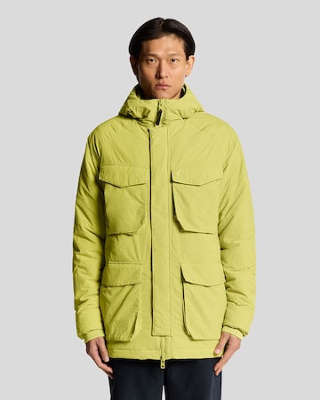 Lyle & Scott Tussenparka ' Tactical Wadded Parka ' in Geel: voorkant