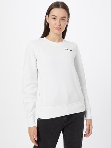 Champion Authentic Athletic Apparel Sweatshirt in White: front