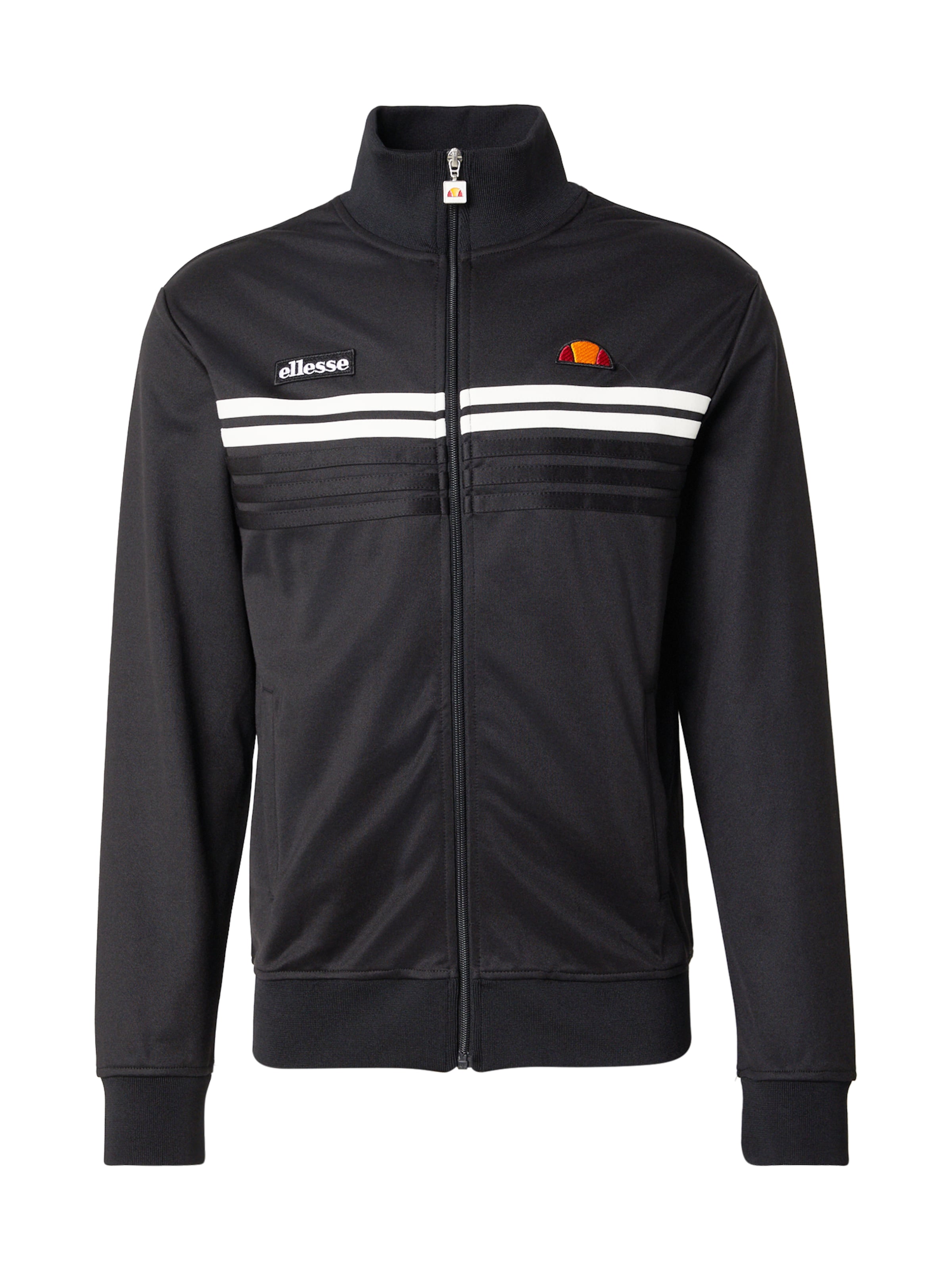 Giacca di felpa 'Vicenza' di ELLESSE in nero: frontale