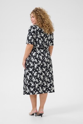 KAFFE CURVE Kleid 'Ivena' in Schwarz