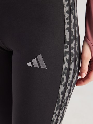 ADIDAS SPORTSWEAR Skinny Παντελόνι φόρμας σε μαύρο