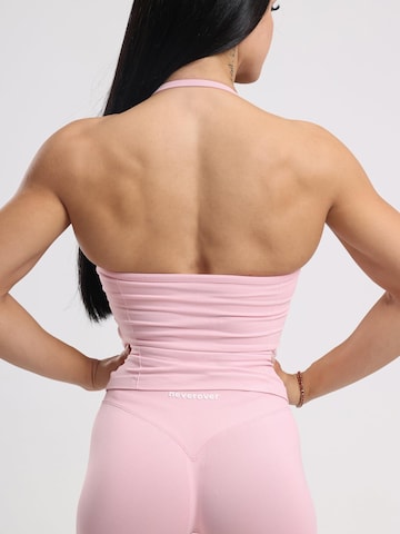 neverover Sportovní top 'Hue Halter Seamless Top' – pink