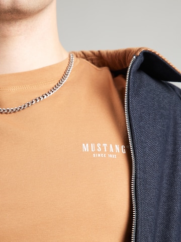MUSTANG Shirt 'AUSTIN' in Brown