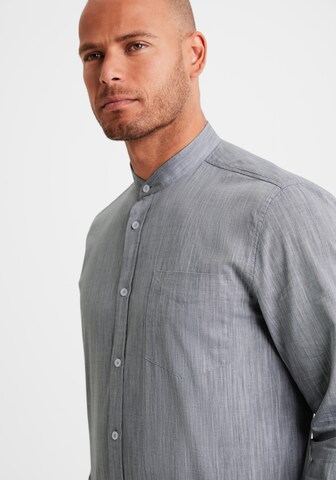 H.I.S Regular fit Business Shirt in Grey