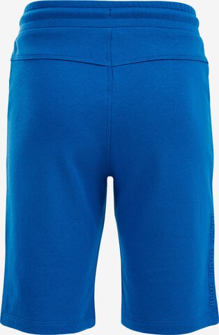 WE Fashion Slimfit Shorts in Blau
