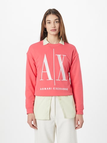 ARMANI EXCHANGE Sweatshirt '8NYM02' i rosa: framsida