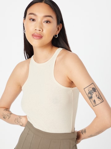 River Island Top in Beige: front