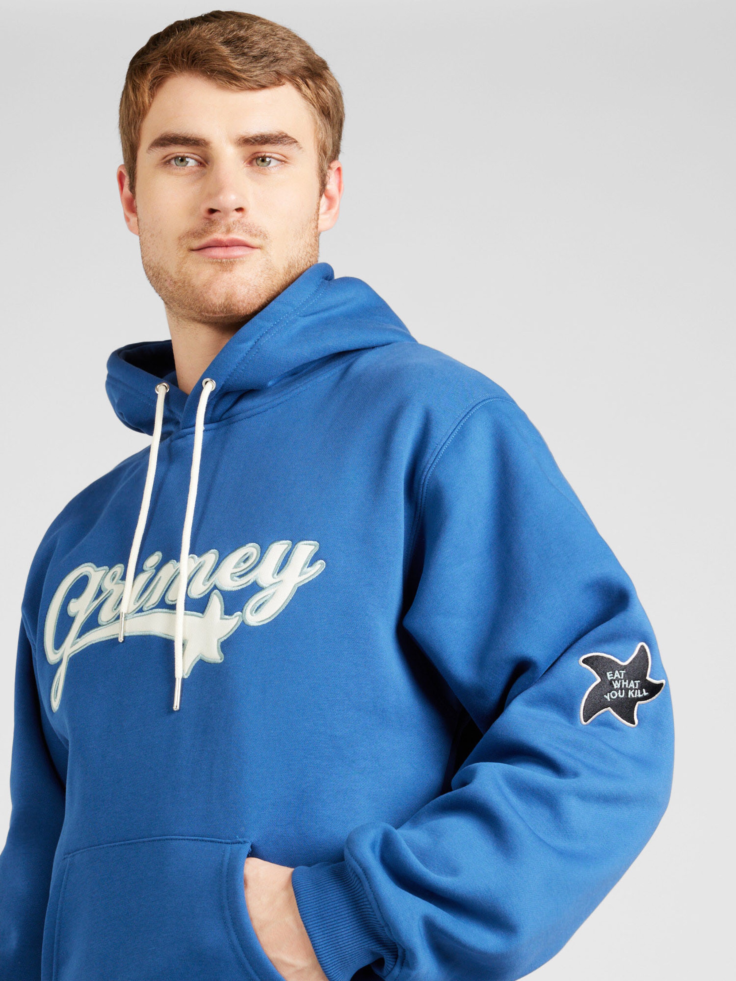 Grimey Sweatshirt MADRID in Blue ABOUT YOU