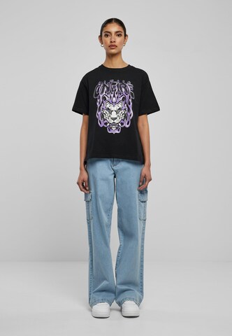 Mister Tee Shirt 'Always On Fire' in Black