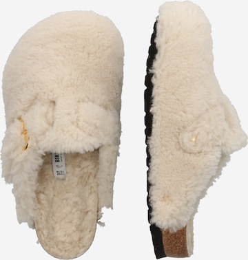 BIRKENSTOCK Hausschuh 'Boston Big Buckle' in Weiß ABOUT YOU