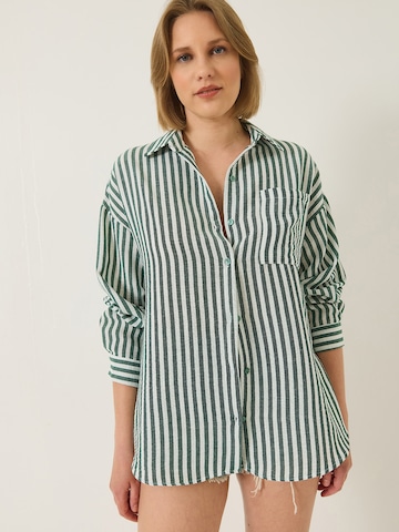 Bianco Lucci Блузка в Зеленый: спереди