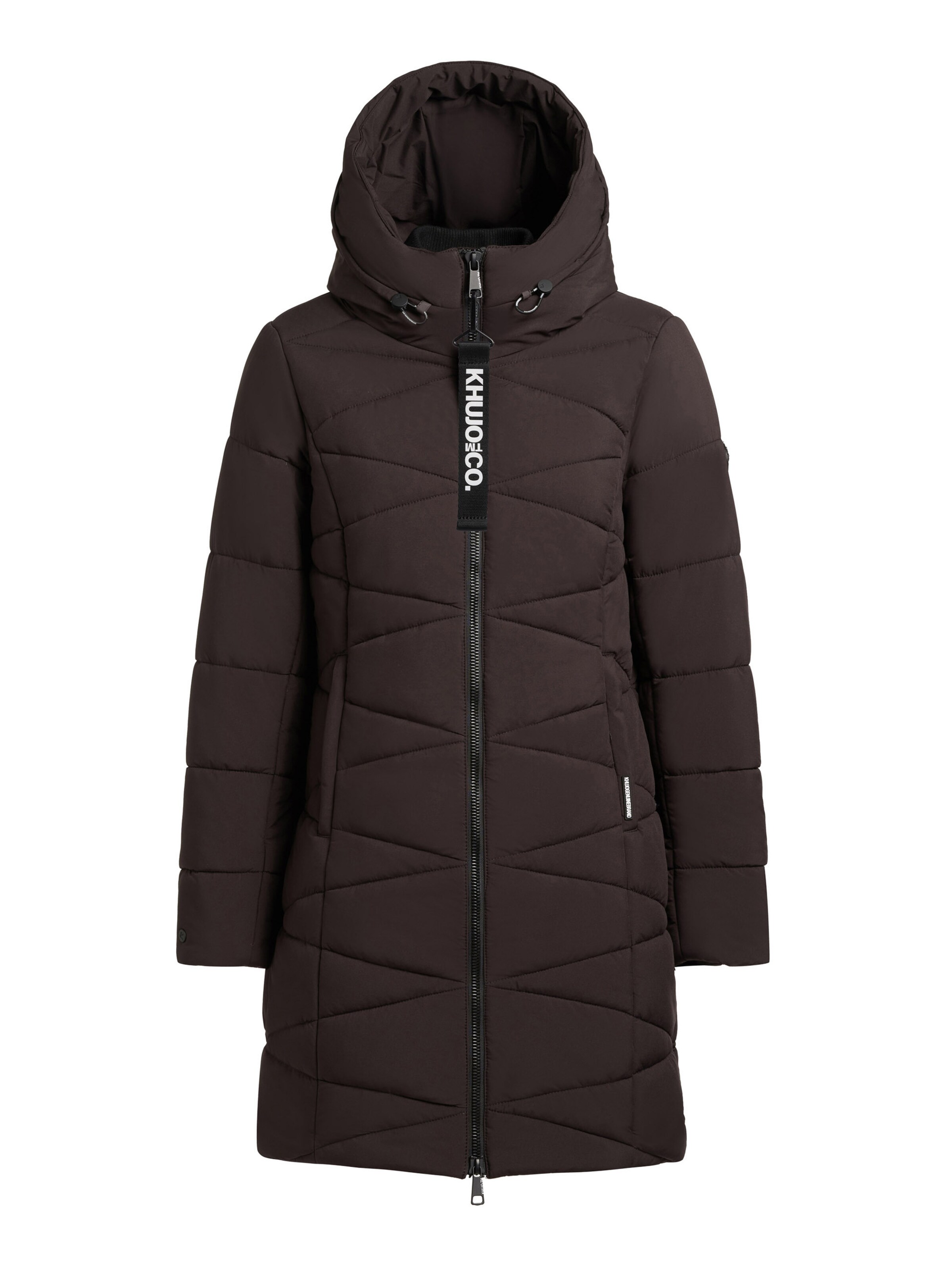 khujo Sobretudo de inverno 'Tiff' em castanho escuro, Vista do artigo