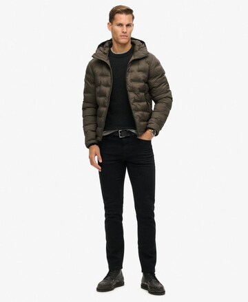 Veste mi-saison Superdry en marron