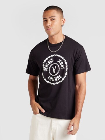 Versace Jeans Couture Tričko – černá: přední strana