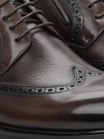 Estro Schnürschuh '288-31'‌‌‌ in Braun