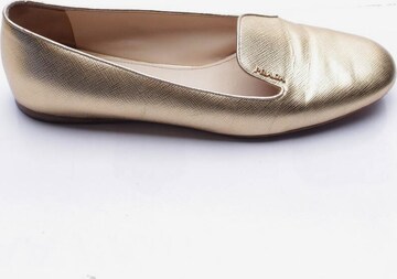 PRADA Flats & Loafers in 39,5 in Silver: front
