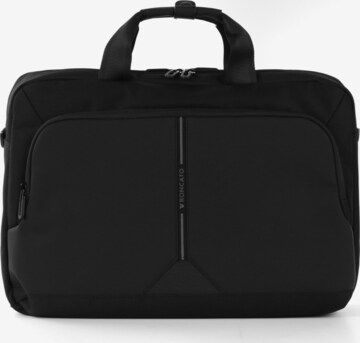 Roncato Document Bag in Black: front