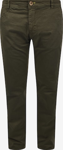 BLEND Regular Chino in Groen: voorkant